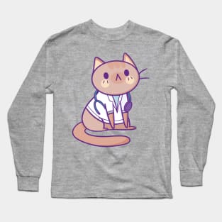 Doctor Cat Long Sleeve T-Shirt